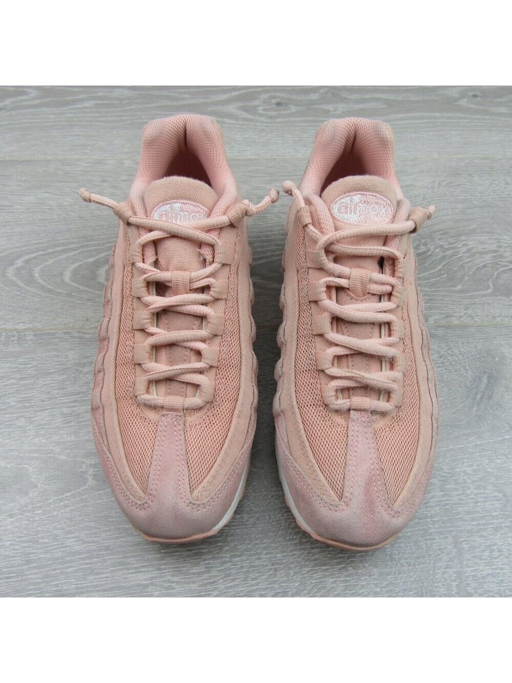 Nike Air Max 95 Sneakers Size 6Y Coral Pink Stardust *USED* - Picture 3 of 12